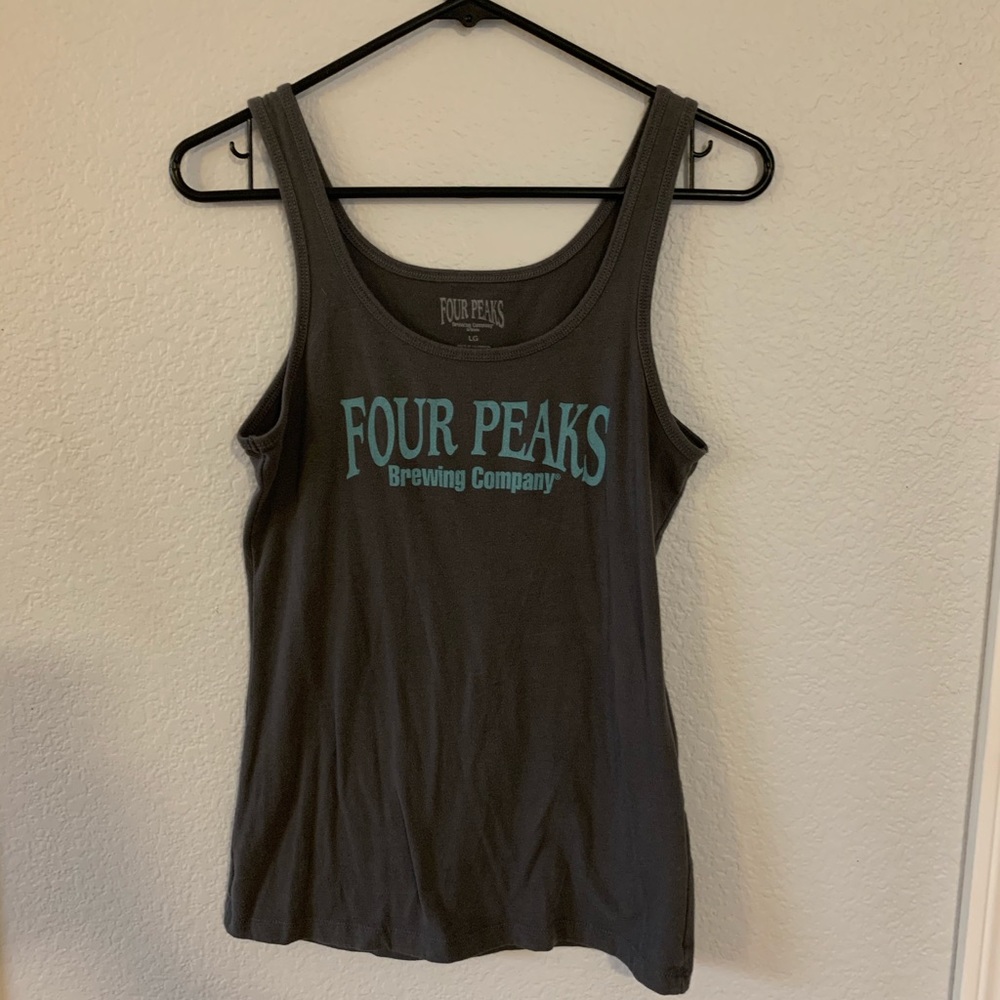 Four Peaks grey tank top